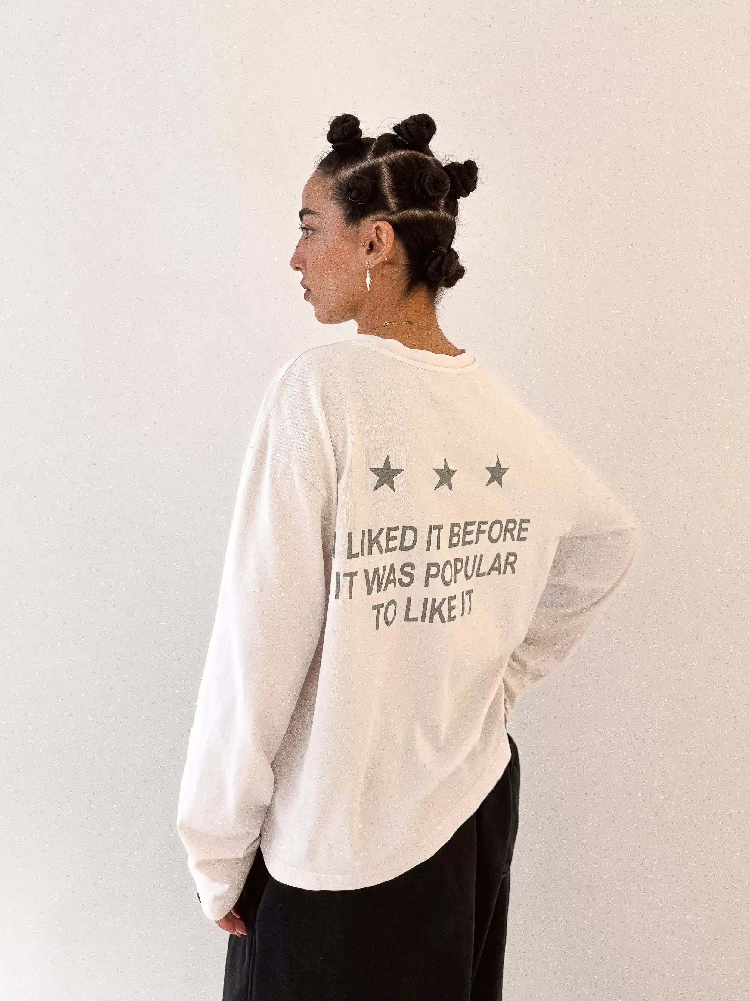 LIKED BEFORE LONG-SLEEVE WHITE