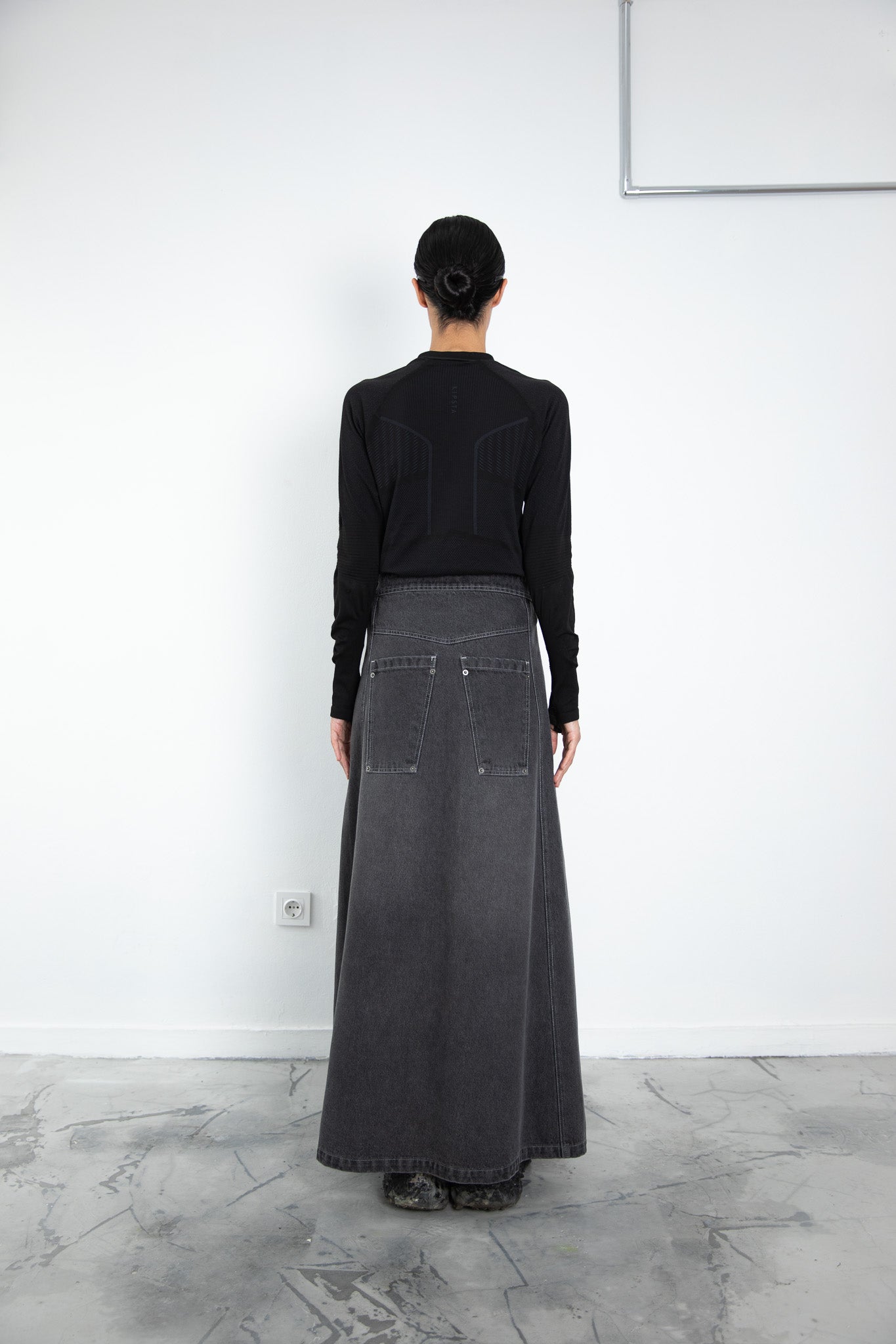 LONG SKIRT DENIM QR CODE2