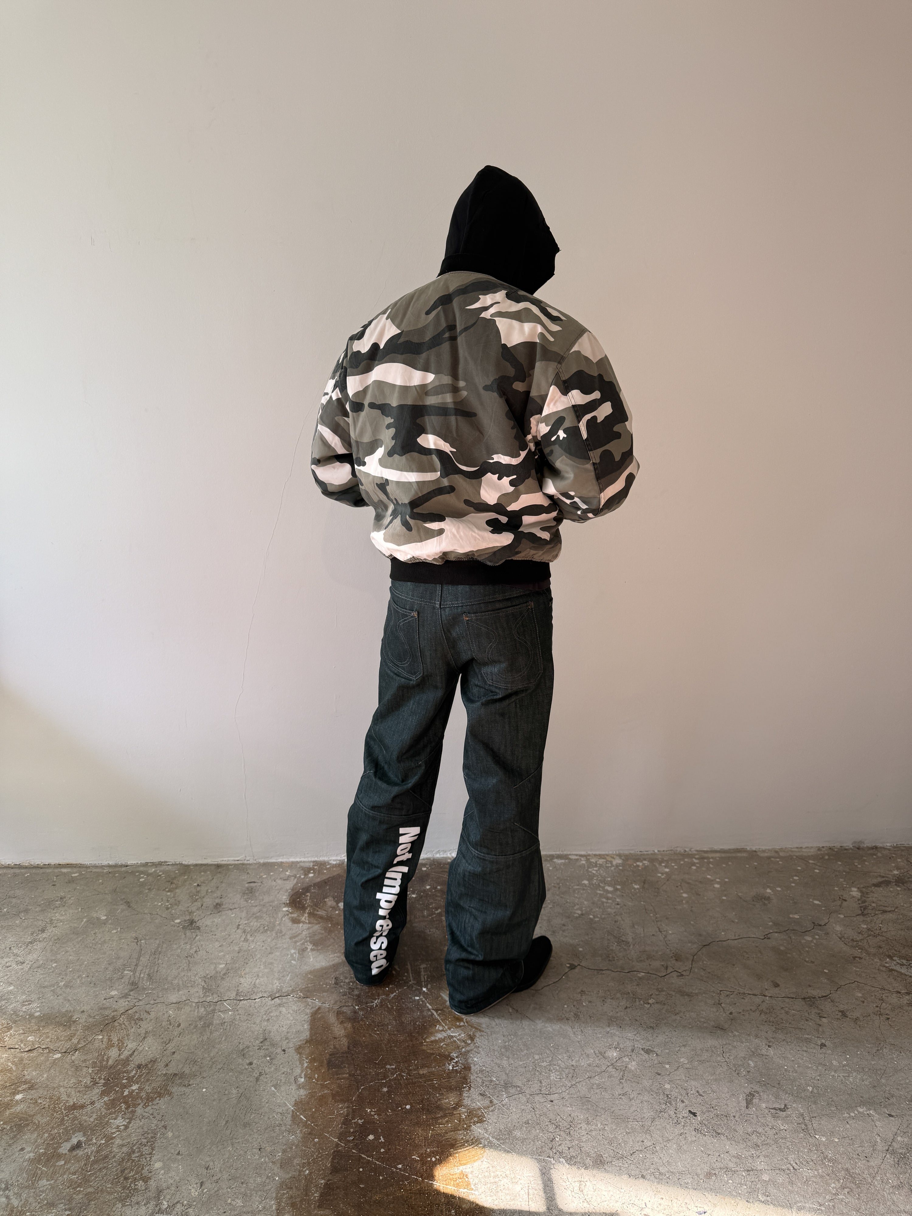 Bootcut Raw Denim Jeans