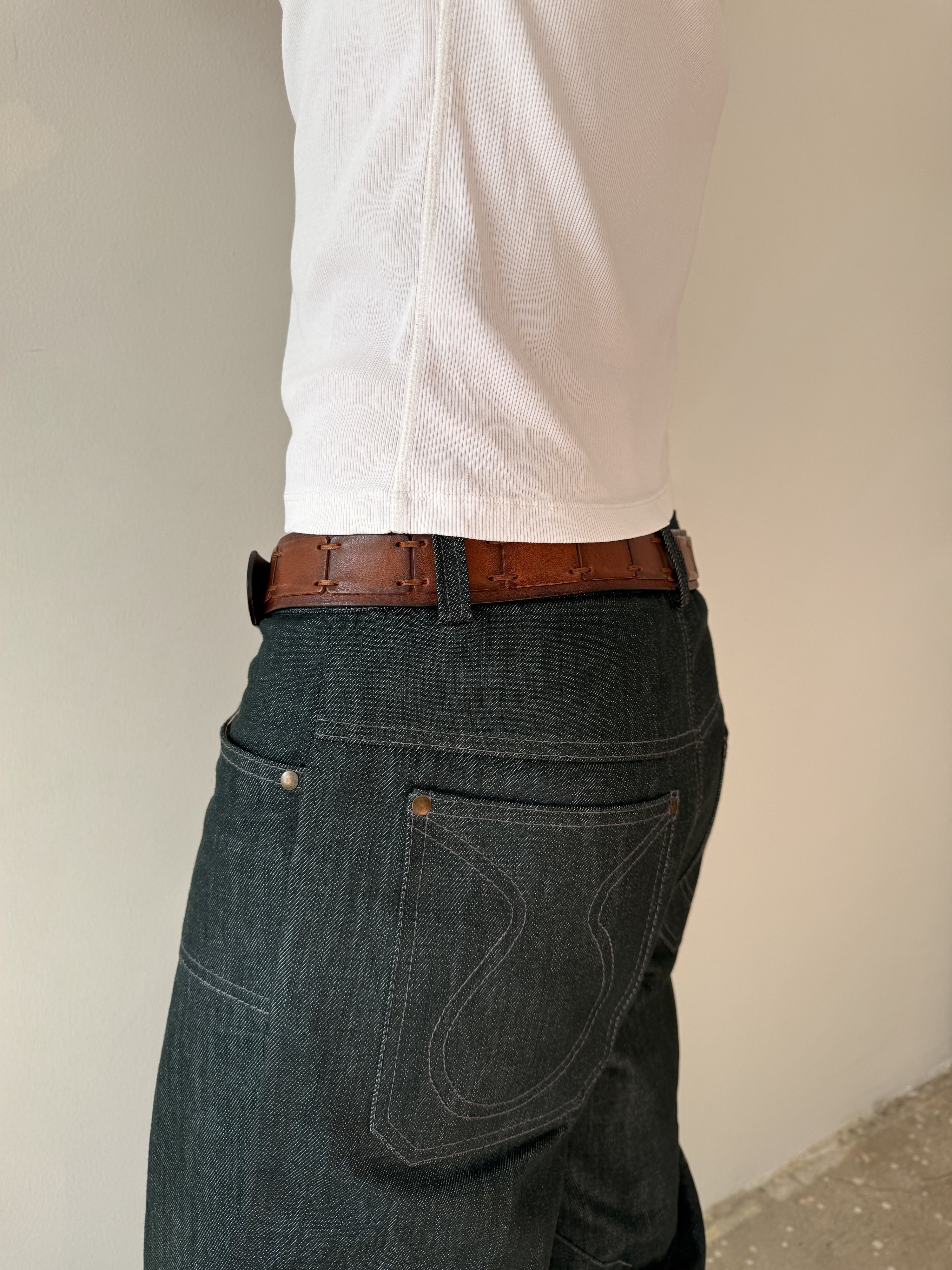 Bootcut Raw Denim Jeans