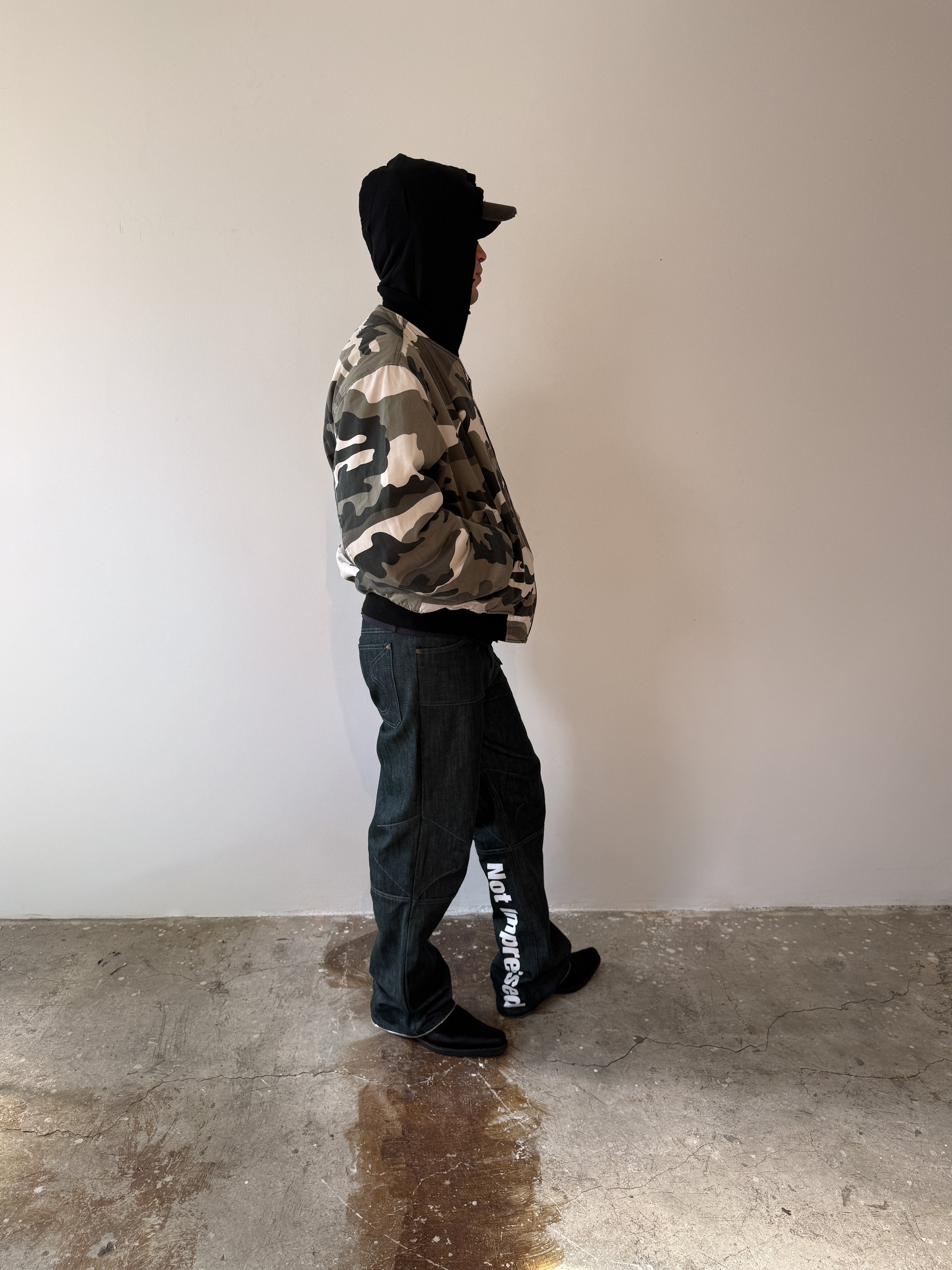 Bootcut Raw Denim Jeans