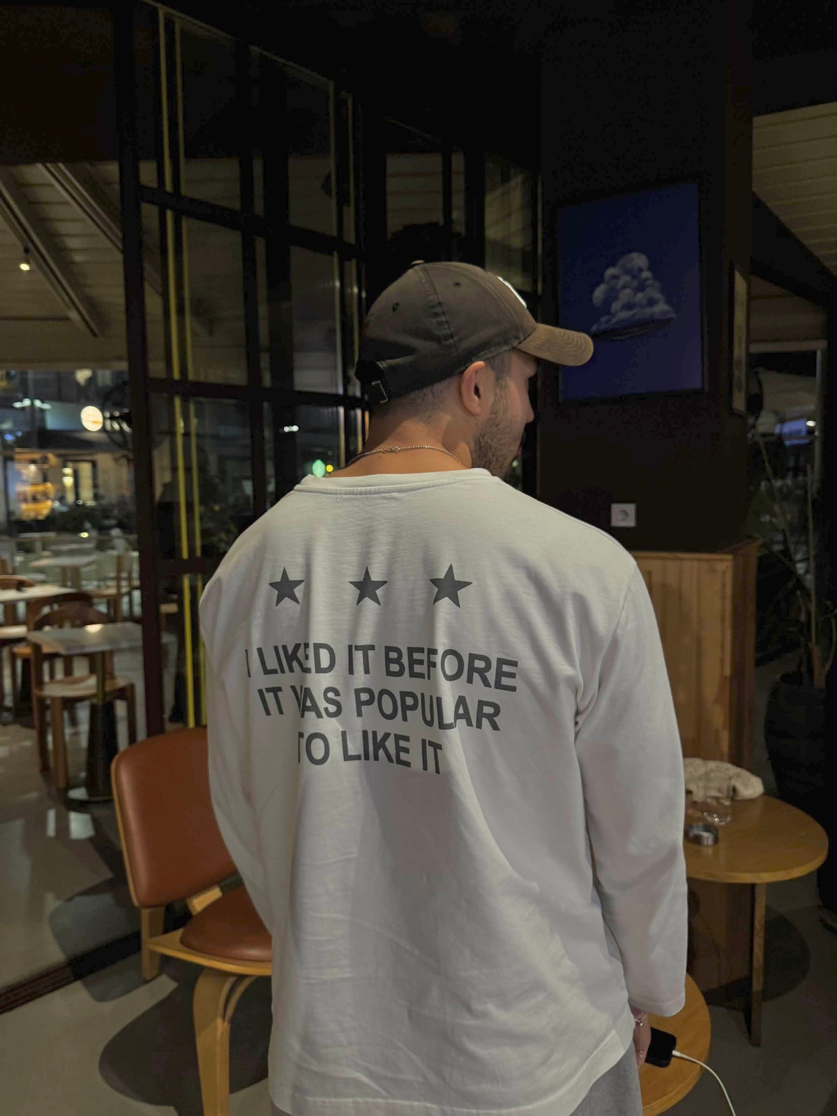 LIKED BEFORE LONG-SLEEVE WHITE