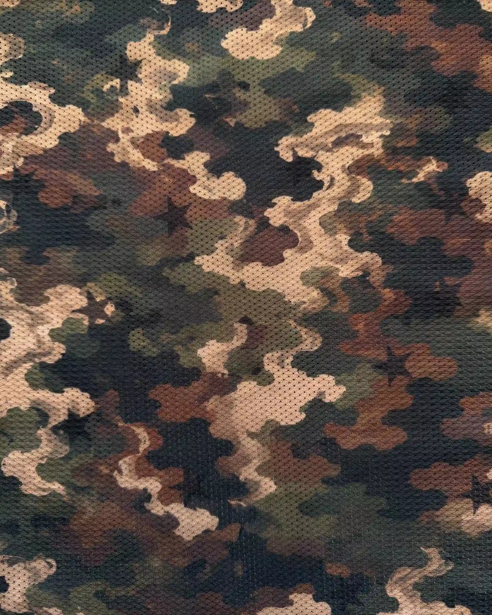 Mesh Smoke Camo Shorts