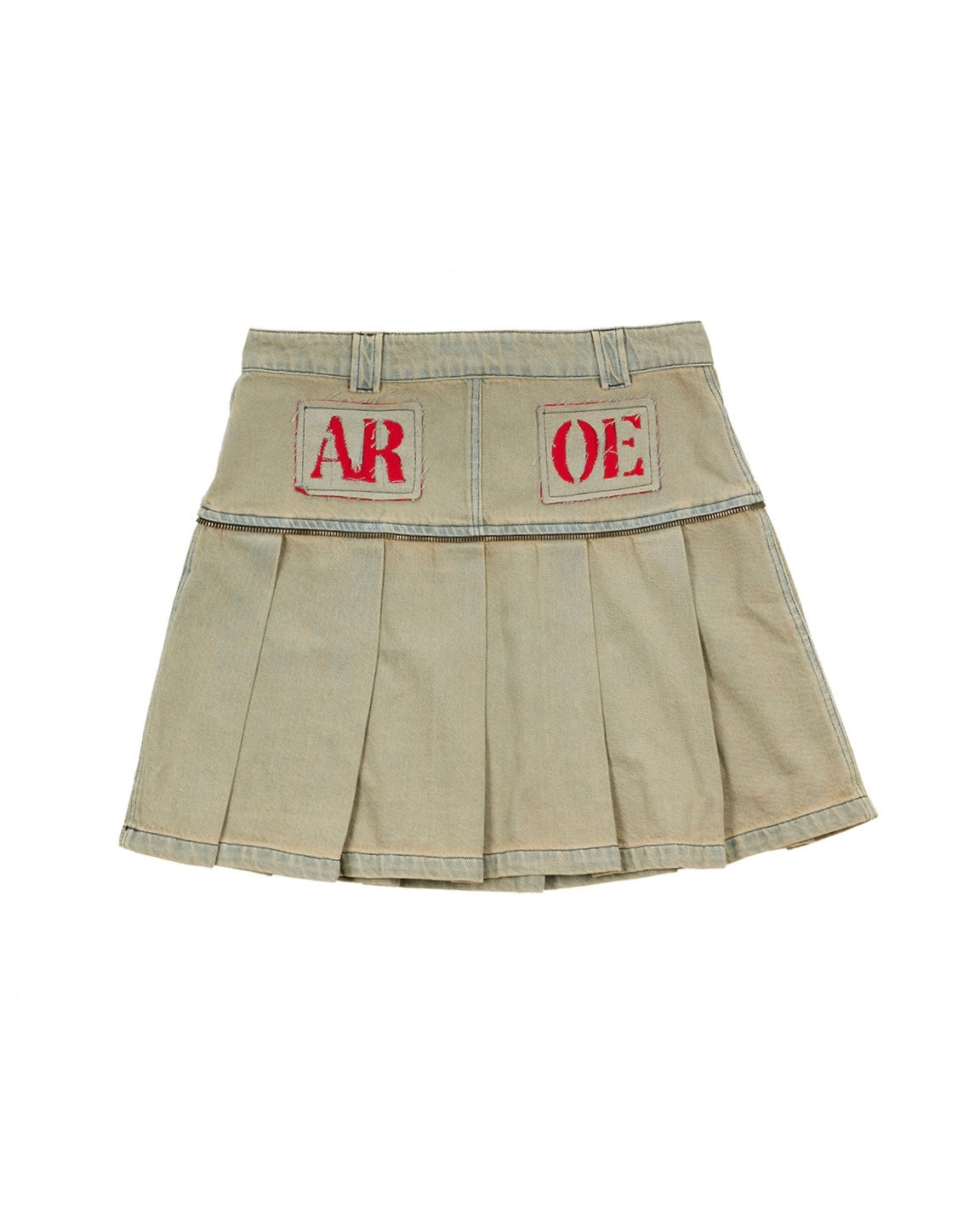 DENIM PATCH SKIRT