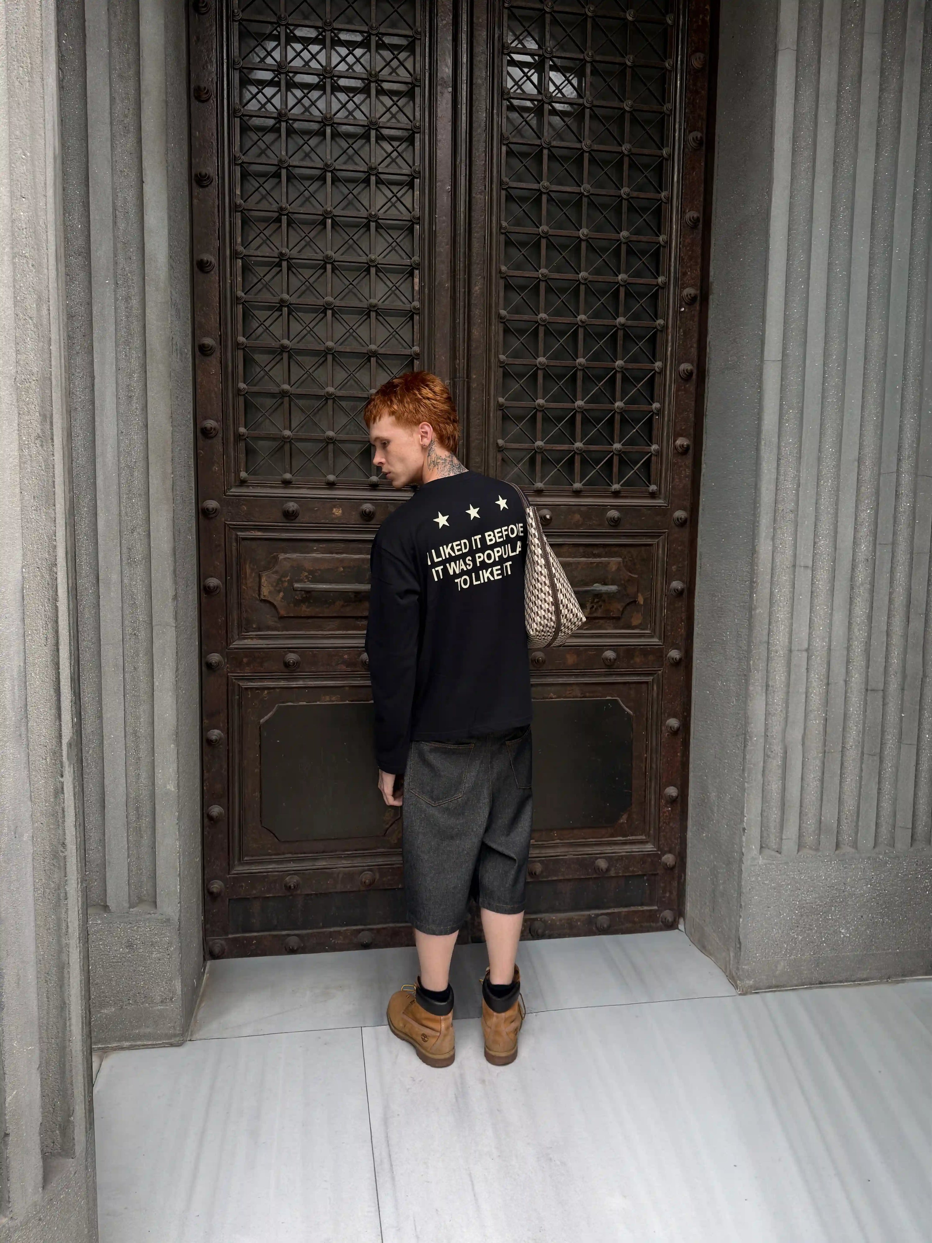 LIKED BEFORE LONG-SLEEVE DARK ANTHRACITE