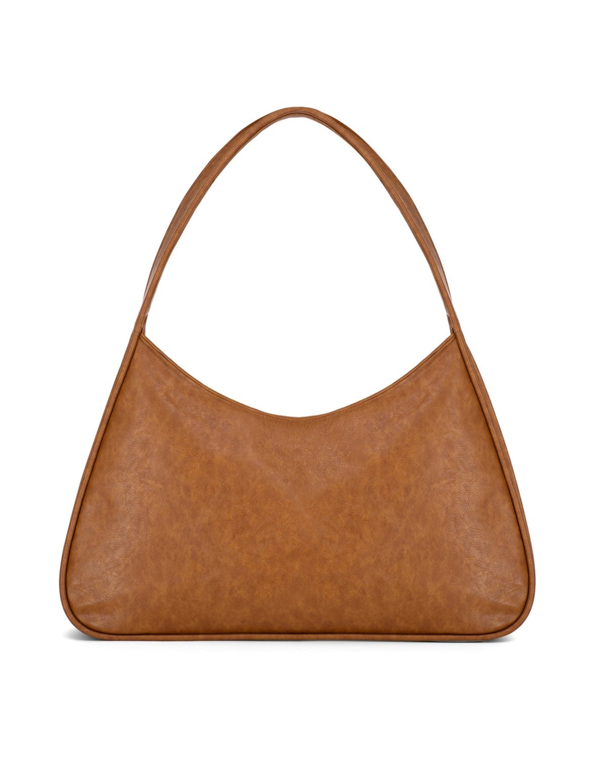 TABA BROWN ECO LEATHER XL SHOULDER BAG X NILKEM