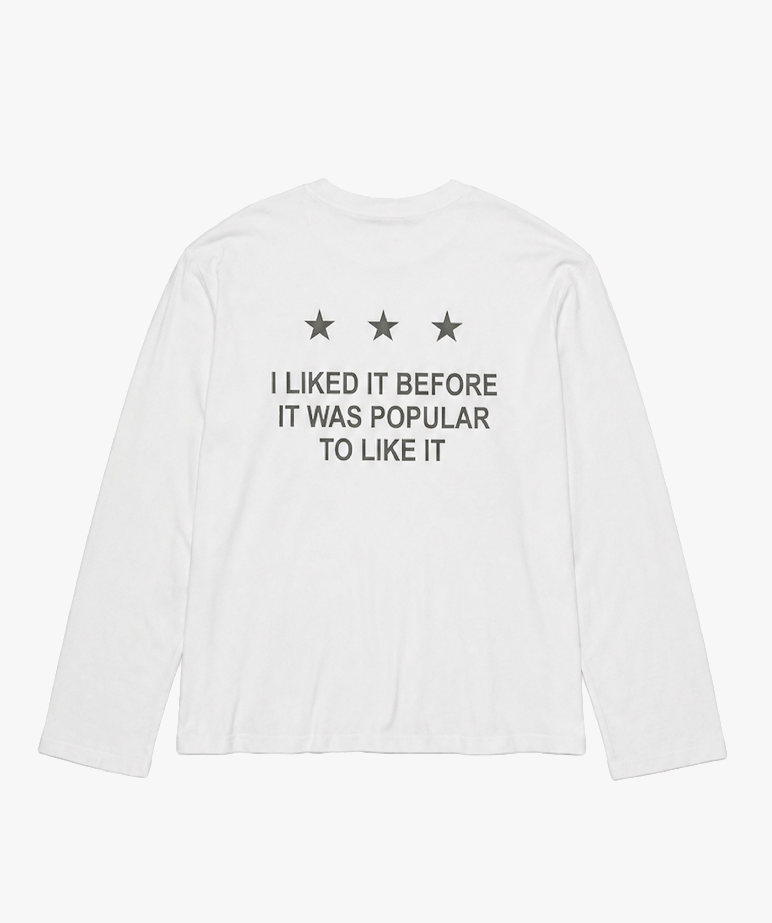 LIKED BEFORE LONG-SLEEVE WHITE