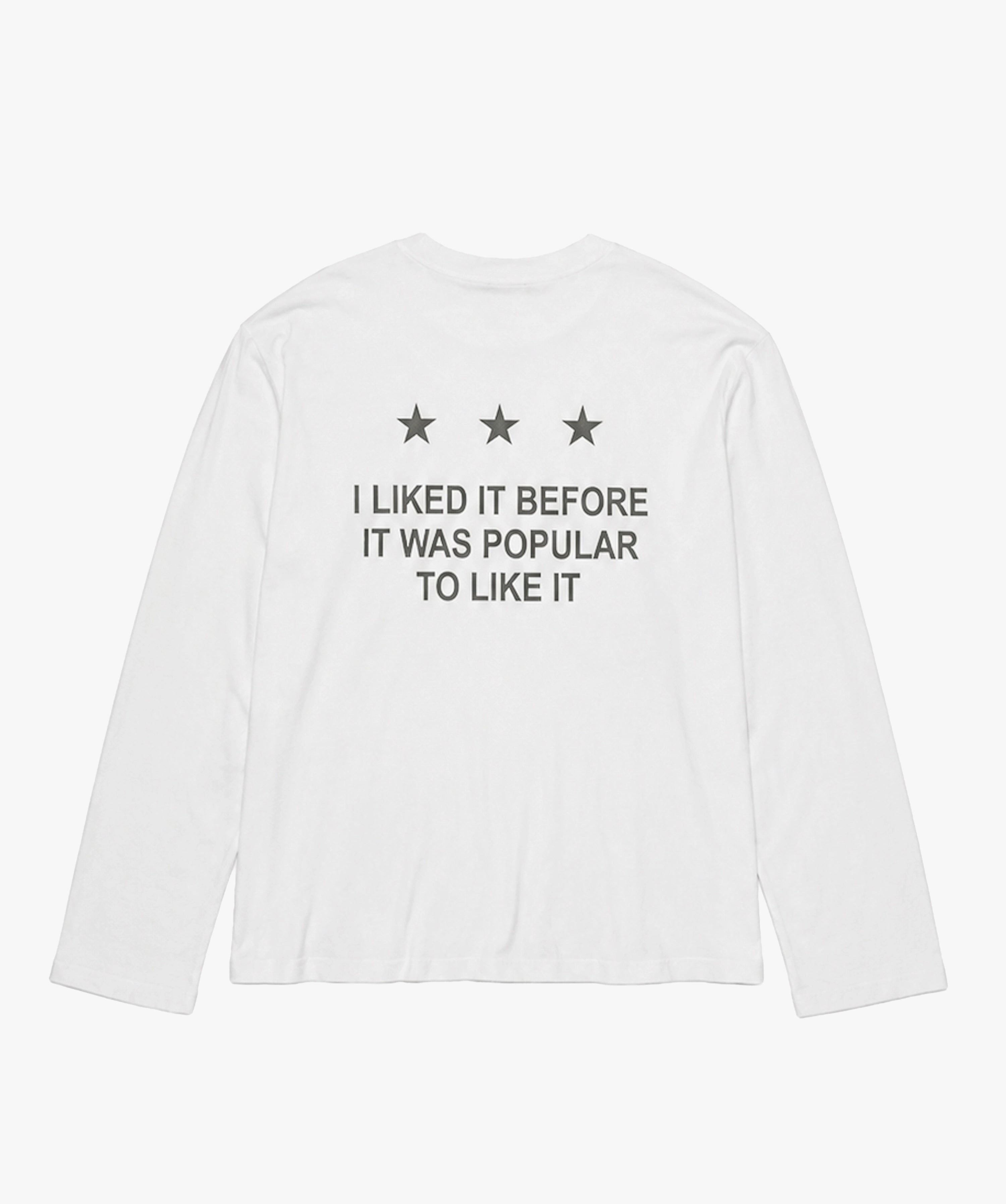 LIKED BEFORE LONG-SLEEVE WHITE