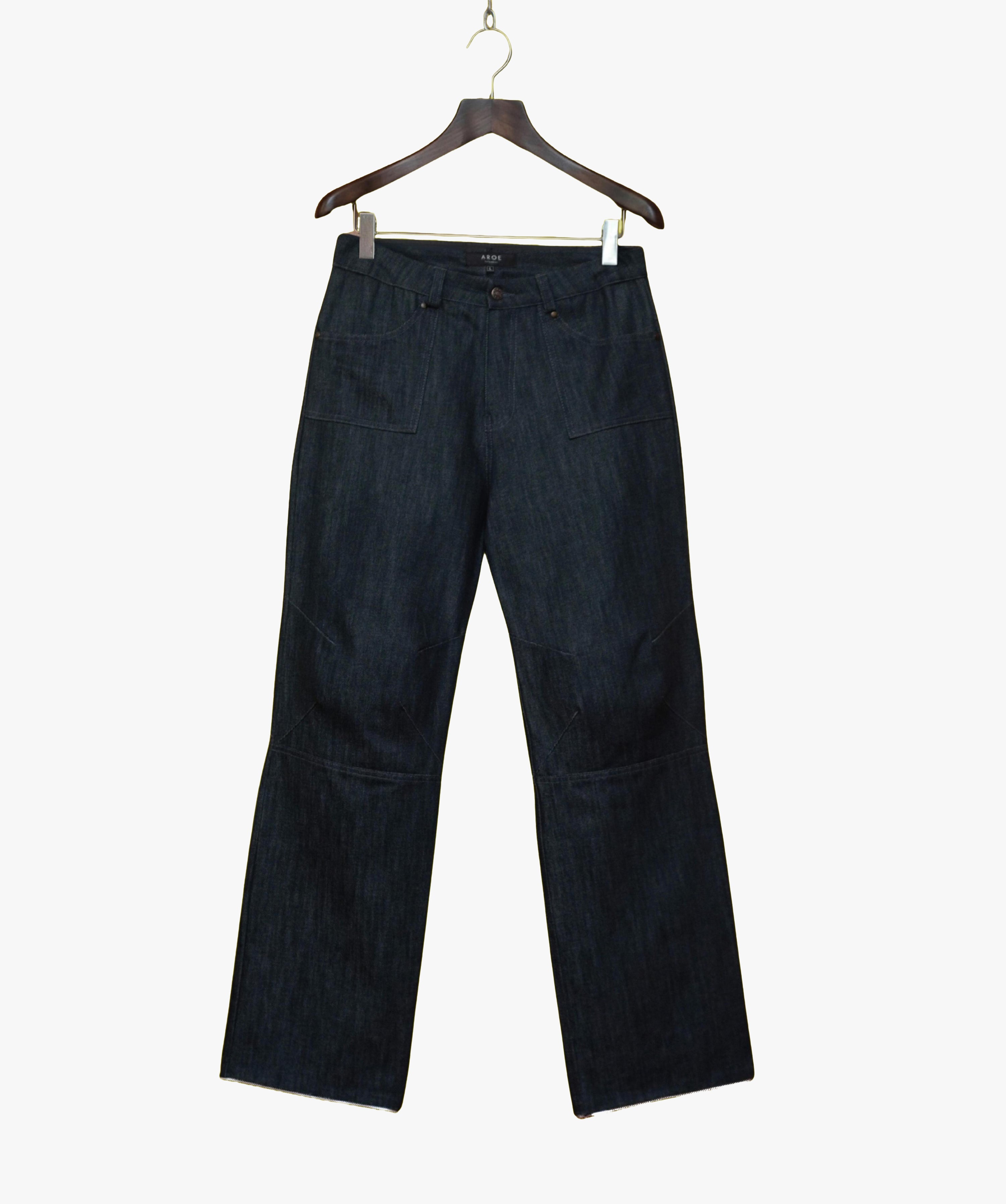Bootcut Raw Denim Jeans