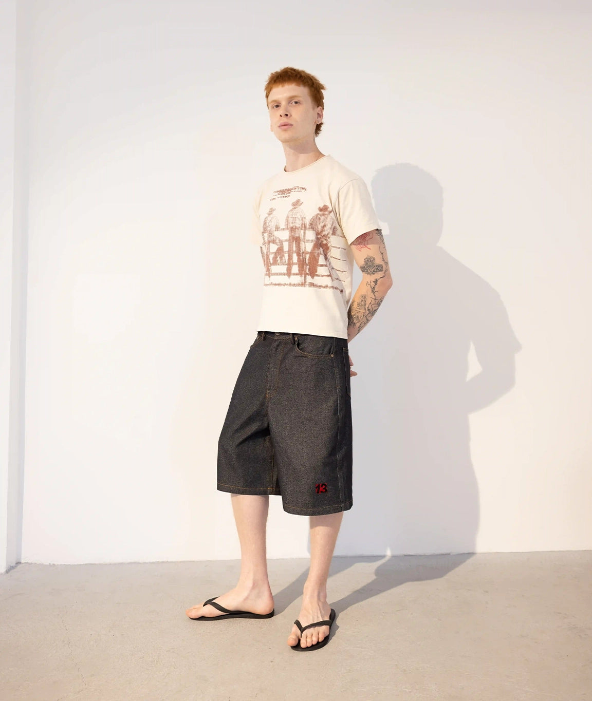 13 RAW DENIM JORT