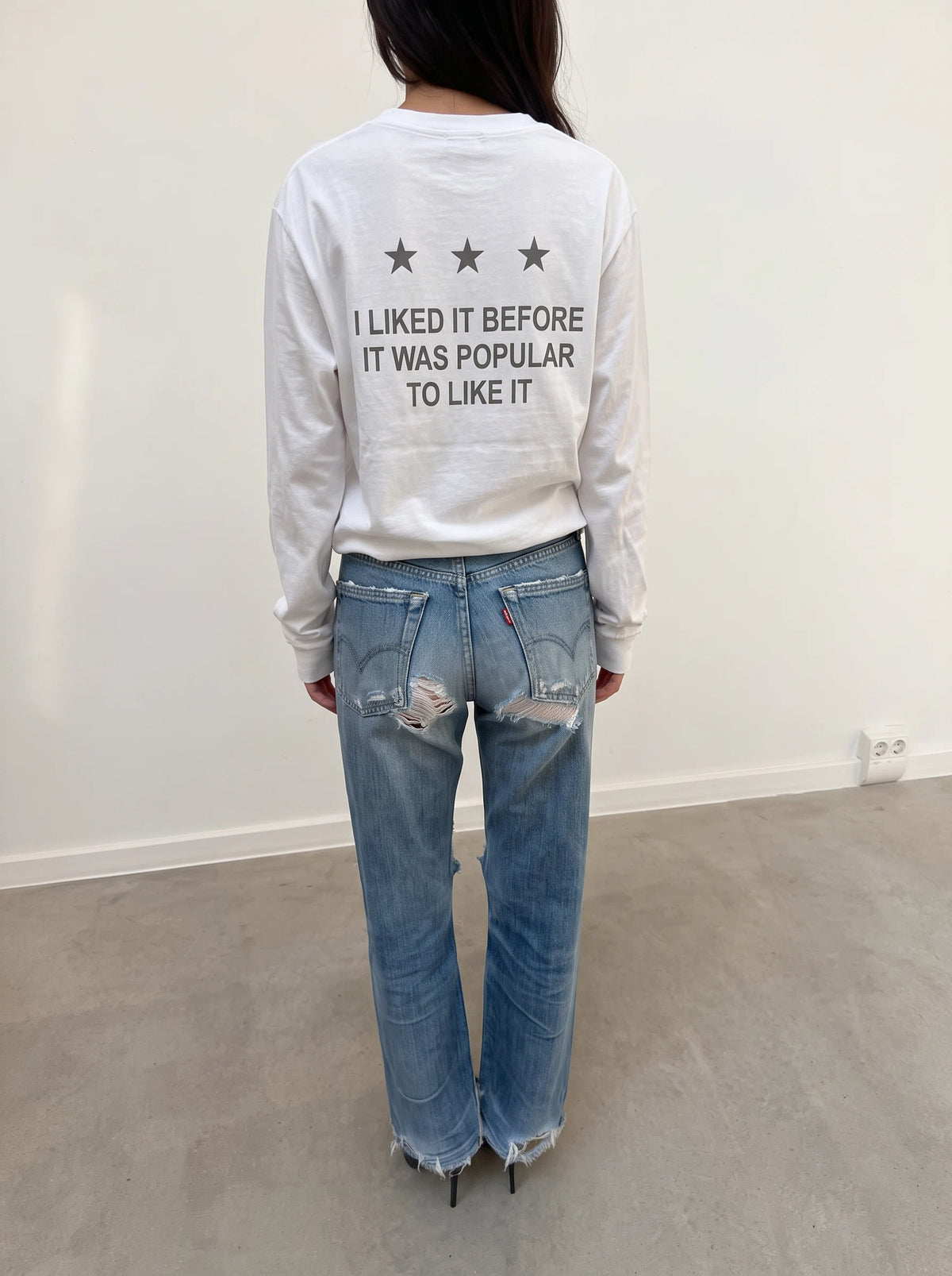 LIKED BEFORE LONG-SLEEVE WHITE