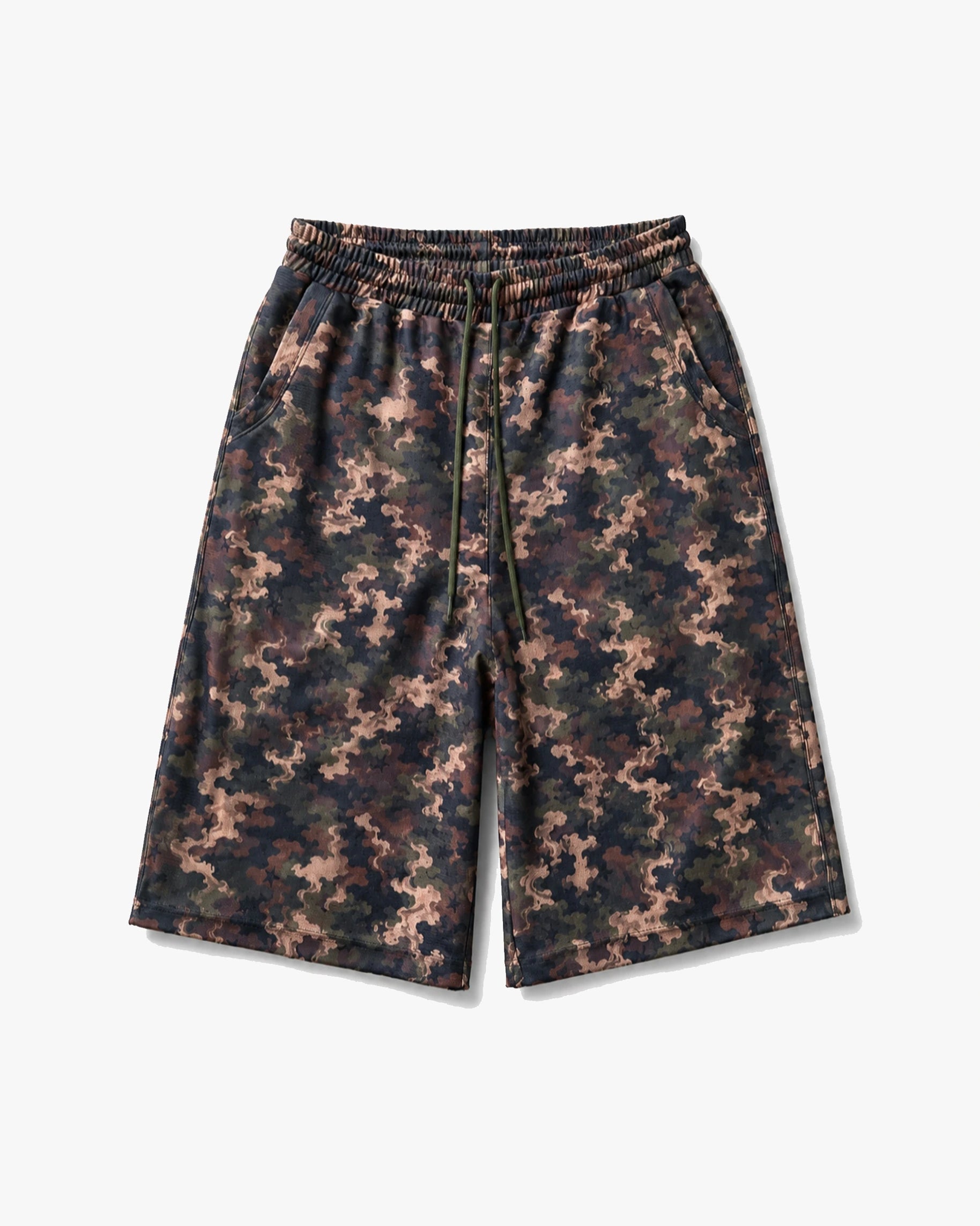 Mesh Smoke Camo Jort