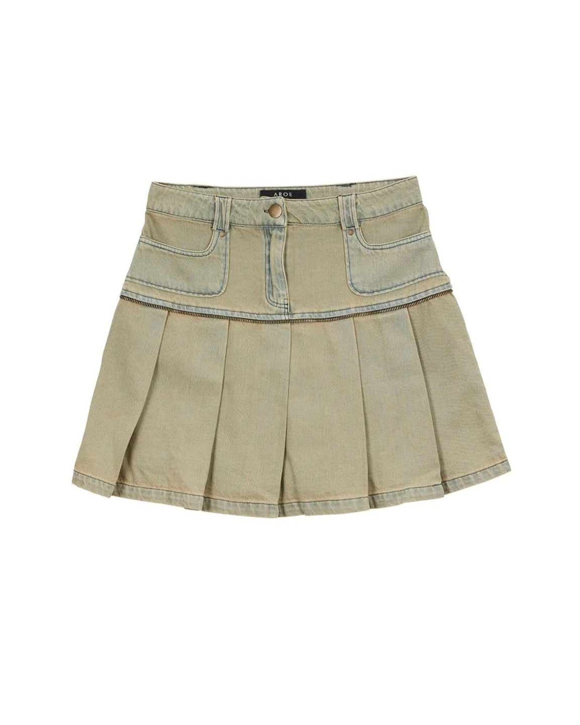 DENIM PATCH SKIRT