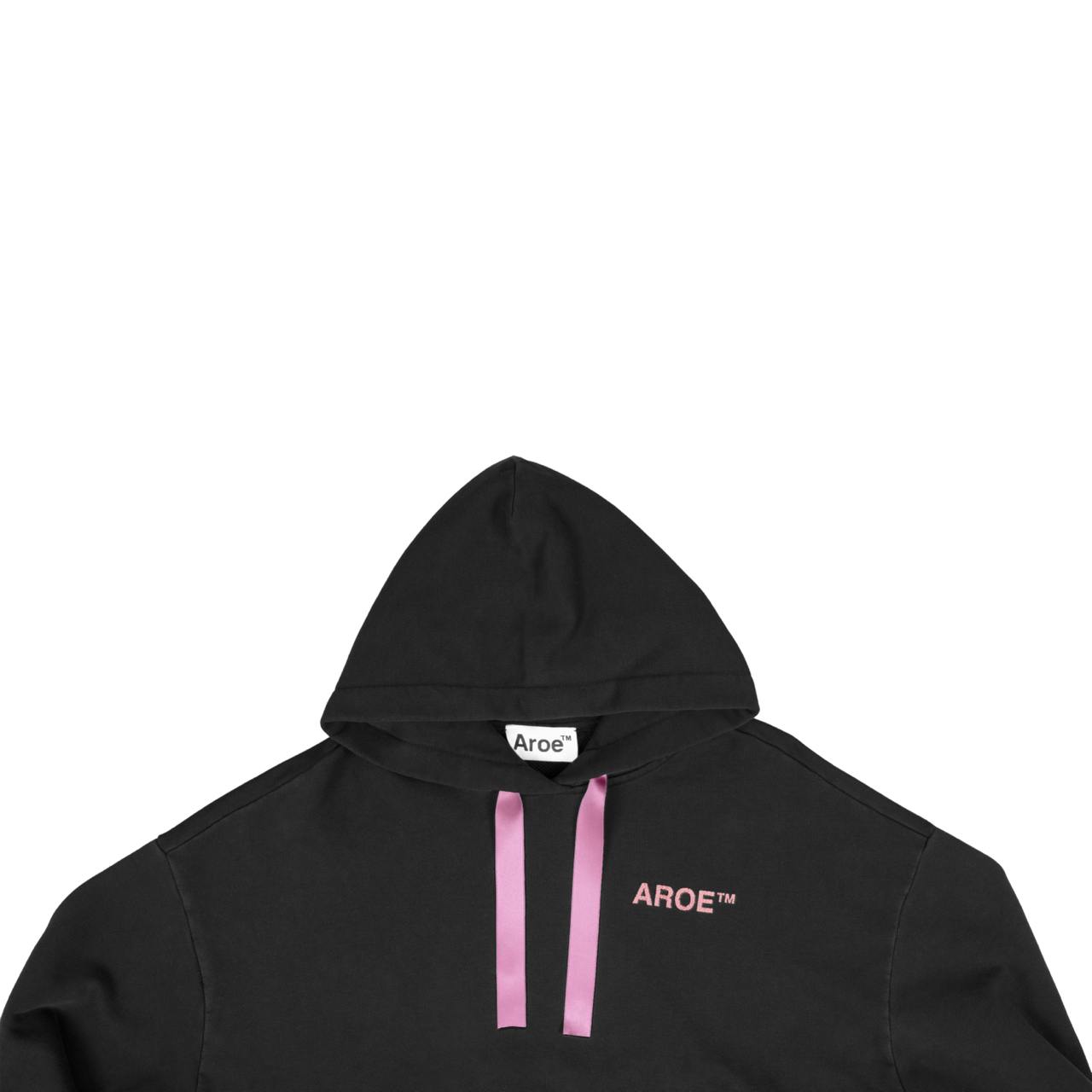 PINK RIBBON WASHED HOODIE