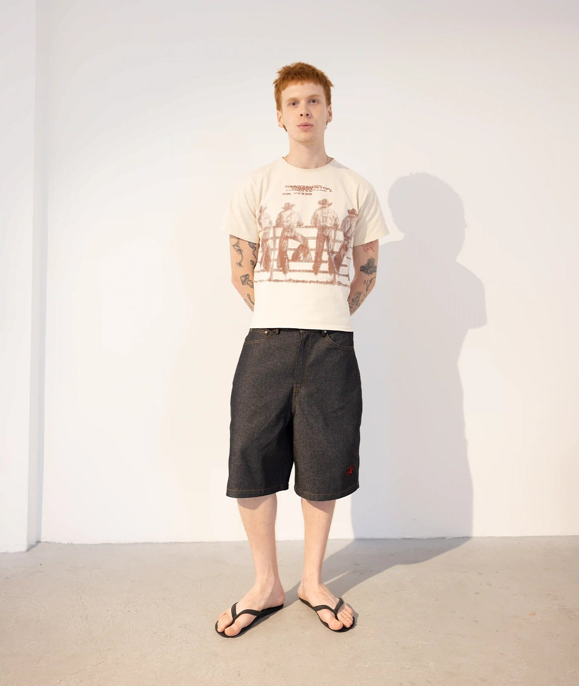13 RAW DENIM JORT